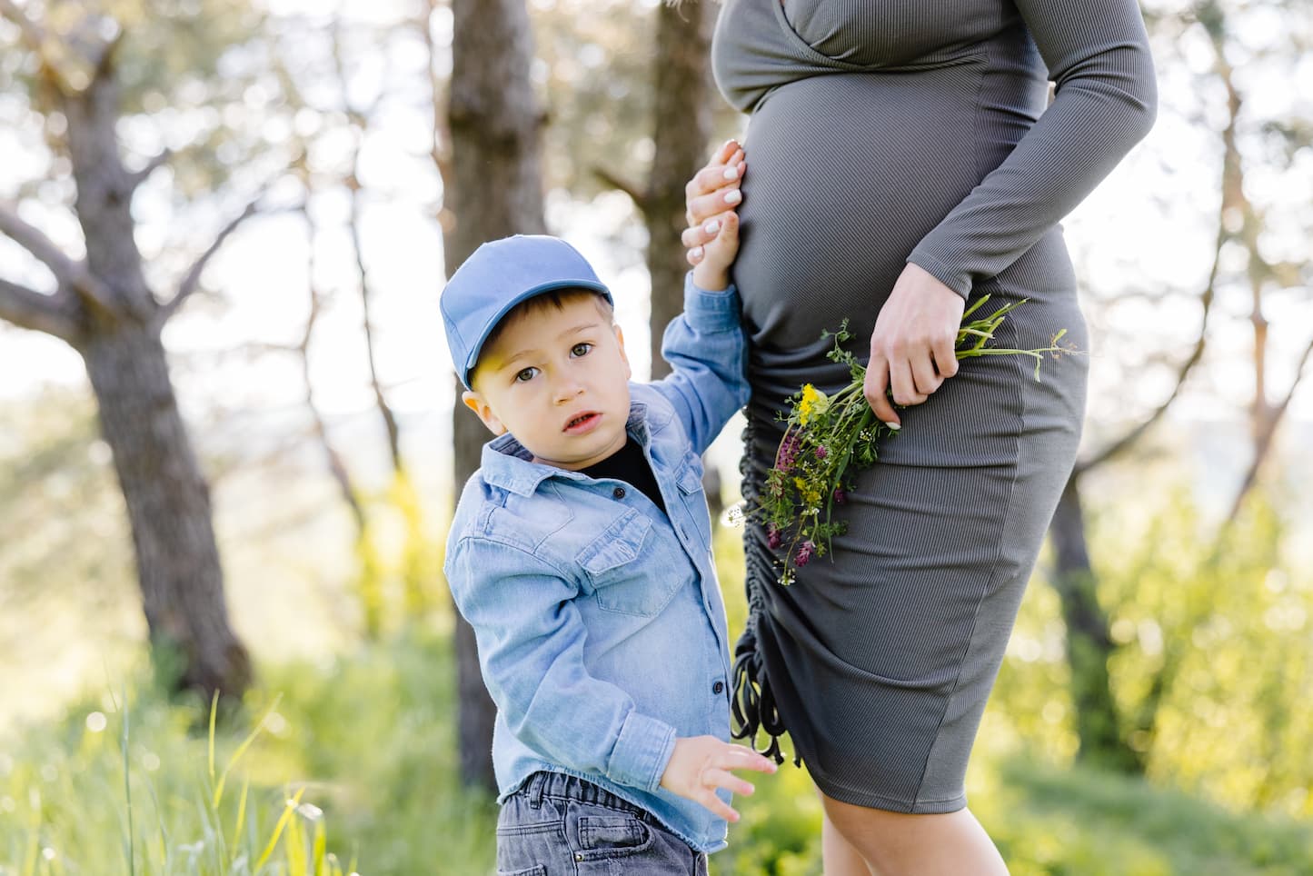 Enceinte, mon fils a sauté sur mon ventre